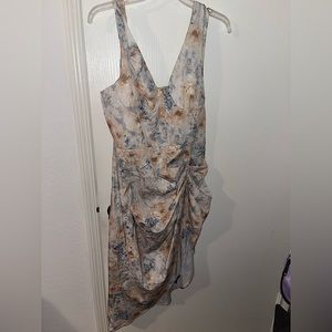 Ruched corset top dress